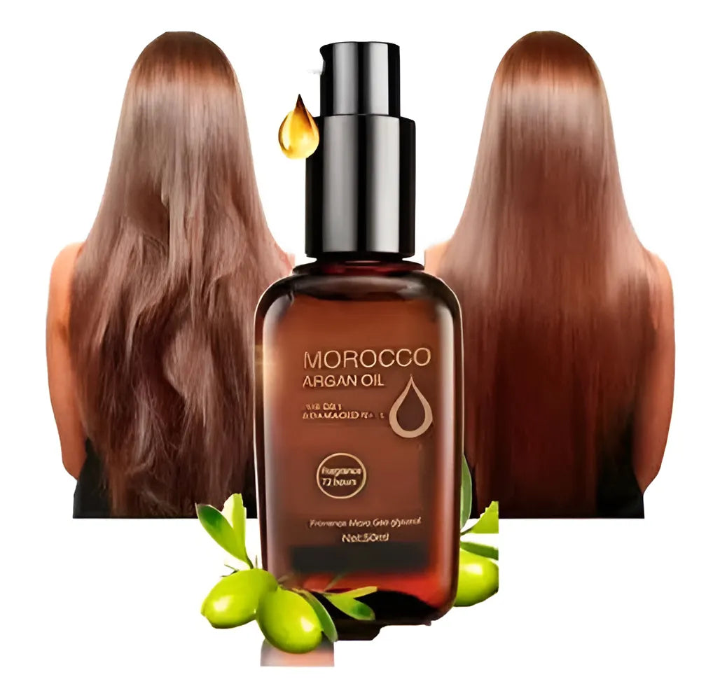 Aceite Anti-Frizz ARGAN 100% Natural – Realinea el Cabello y Da Brillo (100ml)