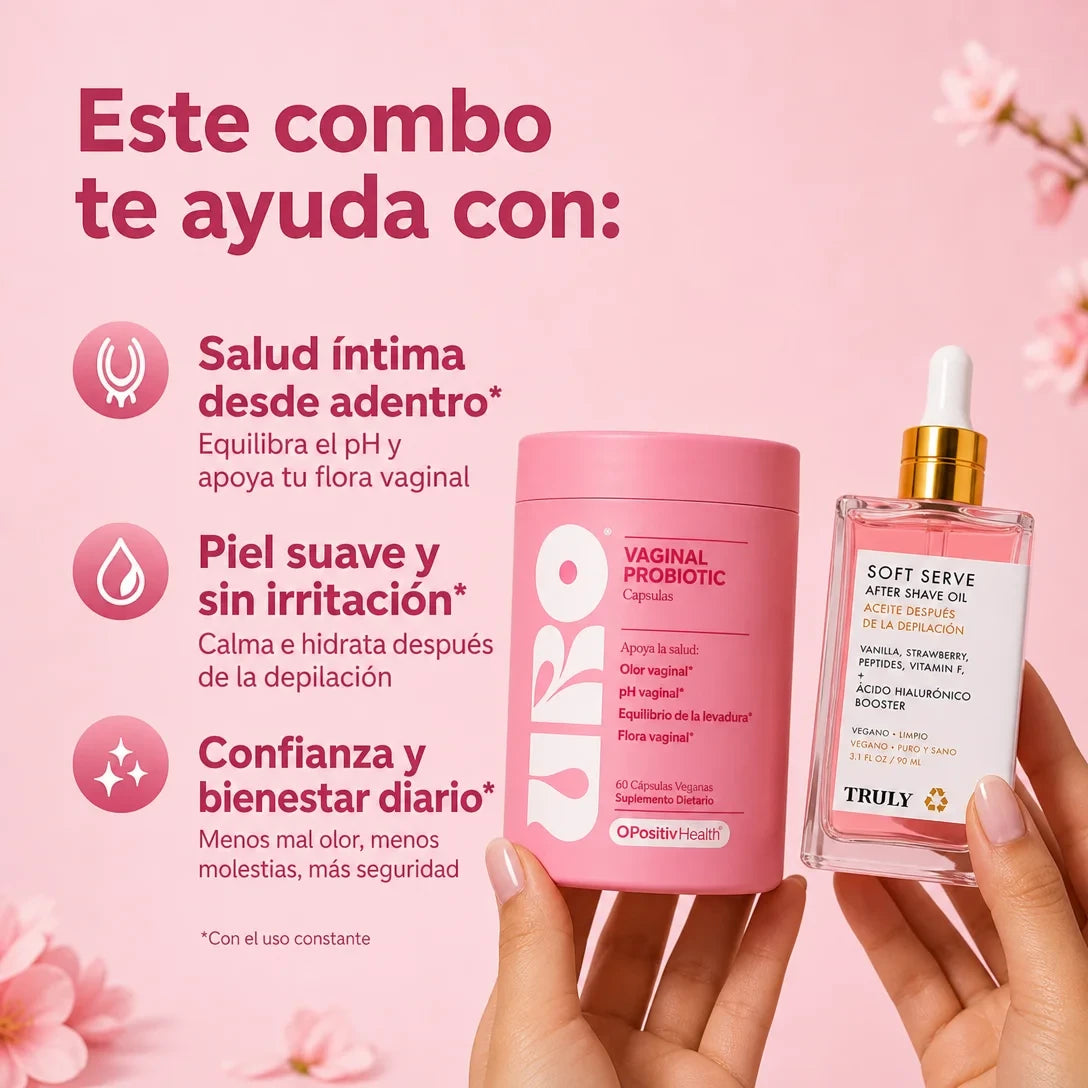 Sexy Combo: Aceite Íntimo Truly + URO Probióticos OFERTA ESPECIAL✨