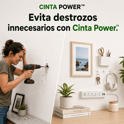 Cinta de Doble Cara: Fija, Organiza y Decora sin Dañar tus Superficies