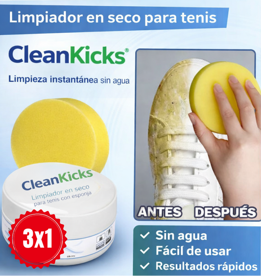 CleanKicks® (3x1) – De tenis sucios a como nuevos en segundos | Llévate 3 pagando solo 1