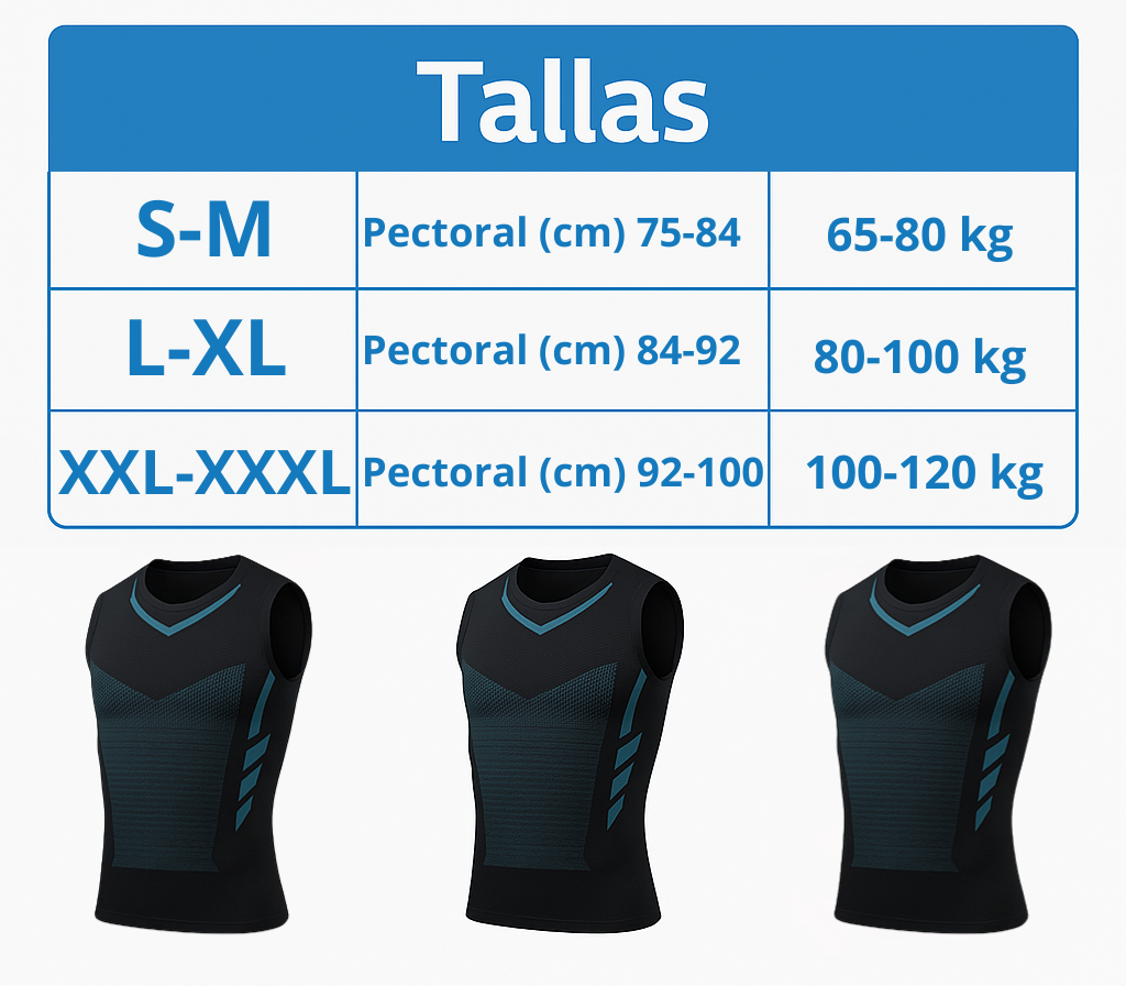 🔥 Promoción FiberPulse™ | Camiseta Reductora + Masajeador y Estimulador Muscular 3×1 ¡GRATIS!