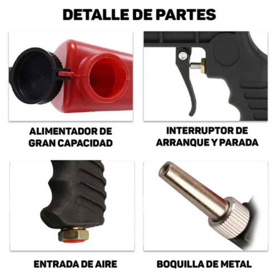RestoraPro™ – Pistola de arena ultra potente