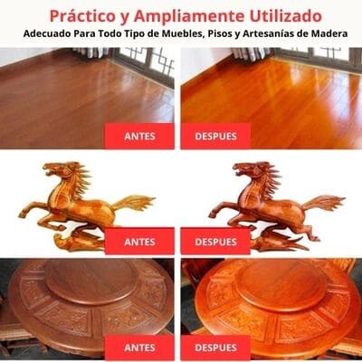 Cera de Abeja Beemax – Restaura, Limpia y Da Brillo a la Madera