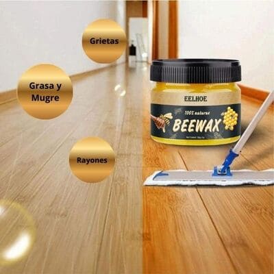 Cera de Abeja Beemax – Restaura, Limpia y Da Brillo a la Madera