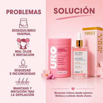 Sexy Combo: Aceite Íntimo Truly + URO Probióticos OFERTA ESPECIAL✨