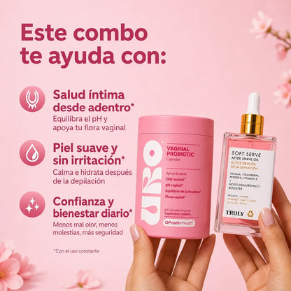 Sexy Combo: Aceite Íntimo Truly + URO Probióticos OFERTA ESPECIAL✨