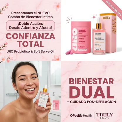 Sexy Combo: Aceite Íntimo Truly + URO Probióticos OFERTA ESPECIAL✨