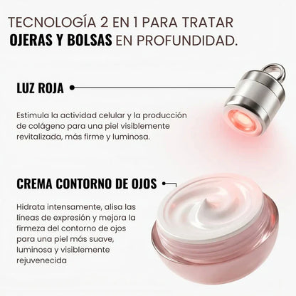 CREMA WOMBEA DE LUZ ROJA PARA EL CONTORNO DE OJOS